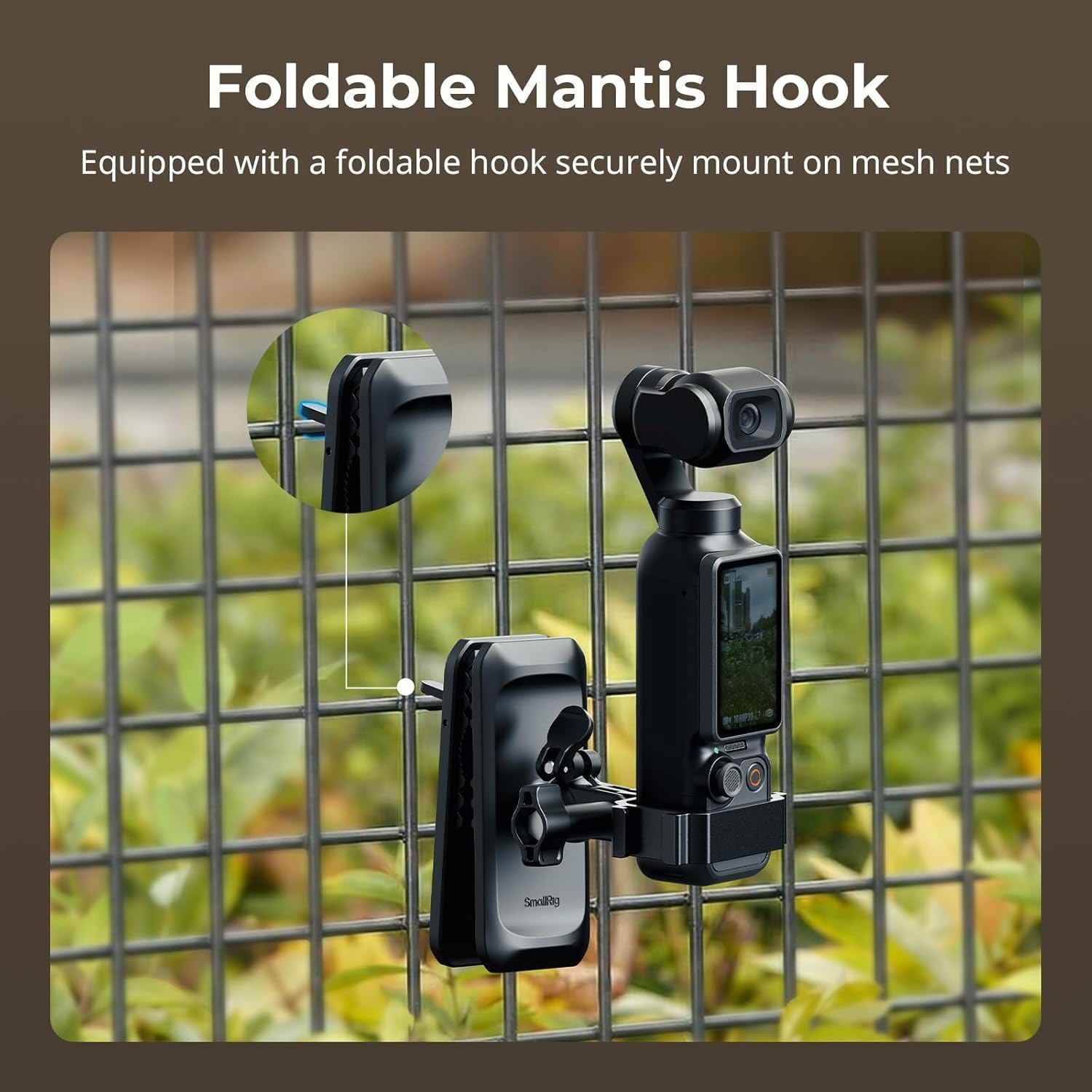 SmallRig Magnetic Backpack Strap Clip Mount for DJI Osmo Pocket 4/3 - 6052