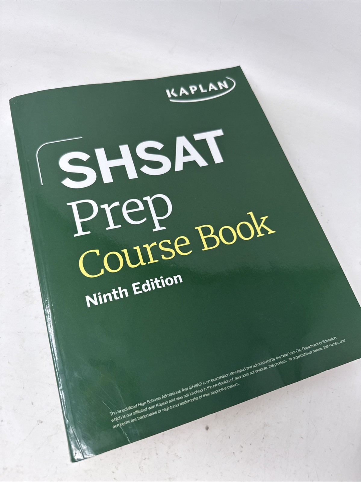 SHSAT Prep Course Book Ninth Ed. -Kaplan - Unused