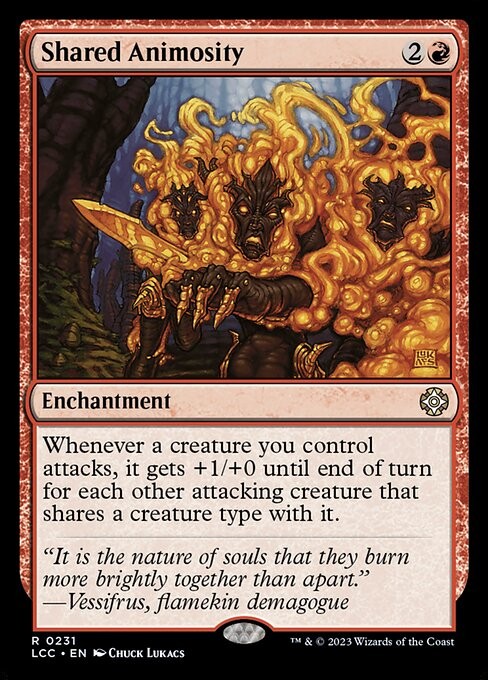 Shared Animosity 231 R Normal LCC MTG NM