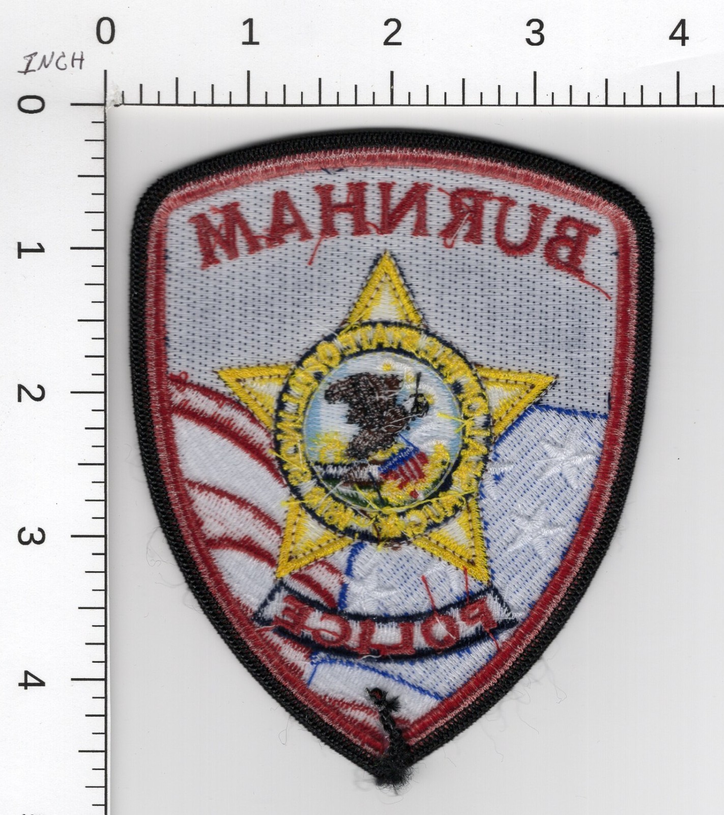 BURNHAM (UPDATED VERSION 👀) ILLINOIS COLLECTIBLE POLICE EMBROIDERED PATCH