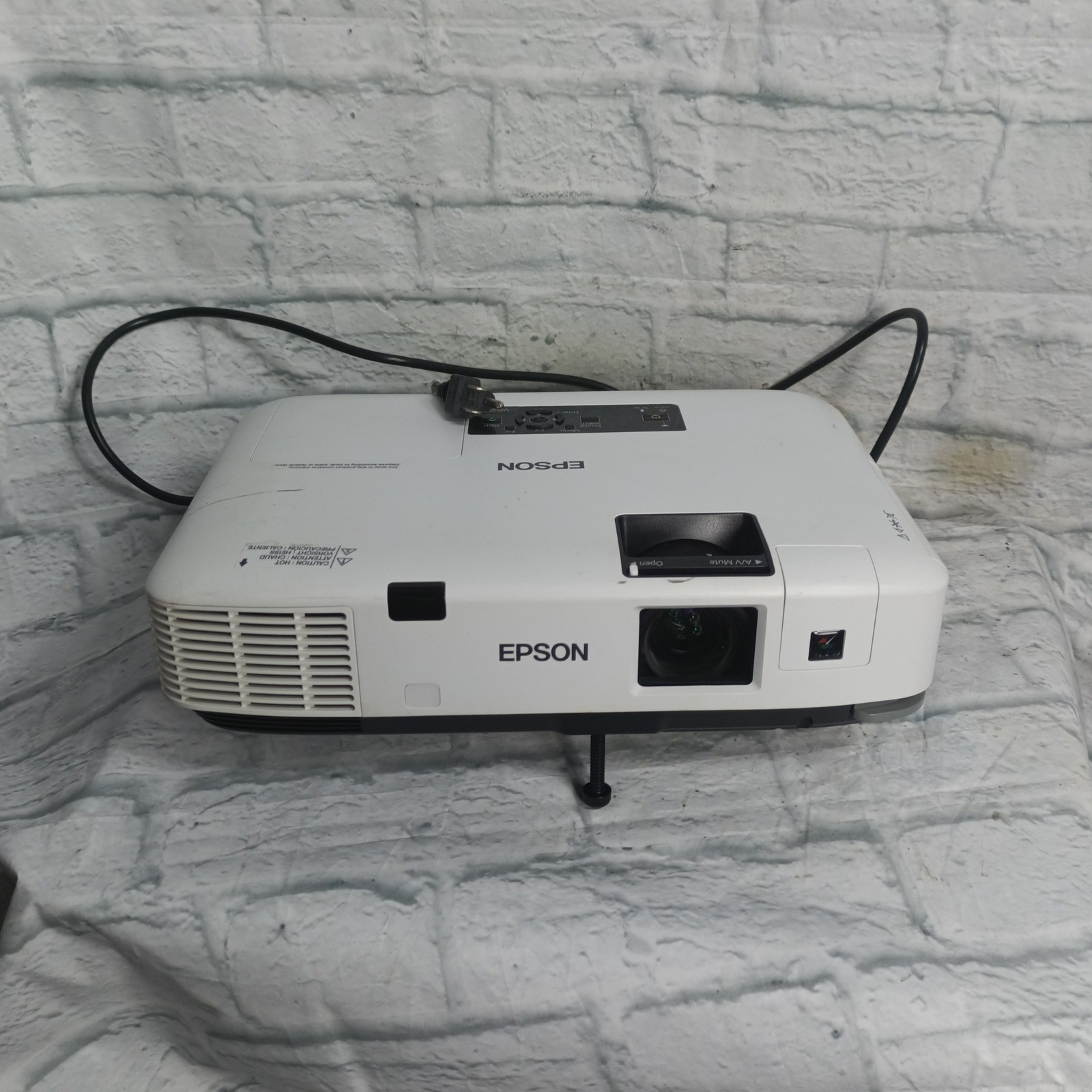 Epson VS400 LCD Projector H326A White Multimedia Presentation Tested 117 Lamp Hr