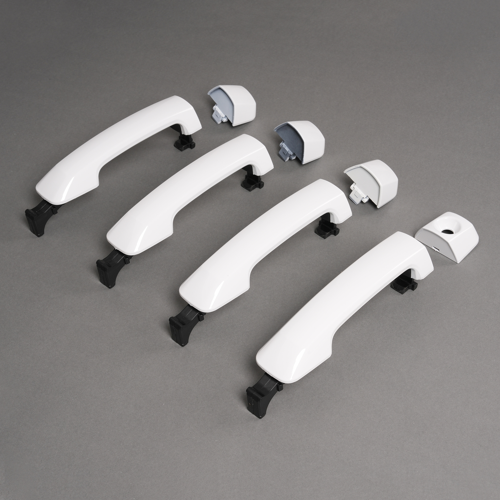 4PCS White Door Handles Replacement For Toyota Tundra Sequoia 2011-2019