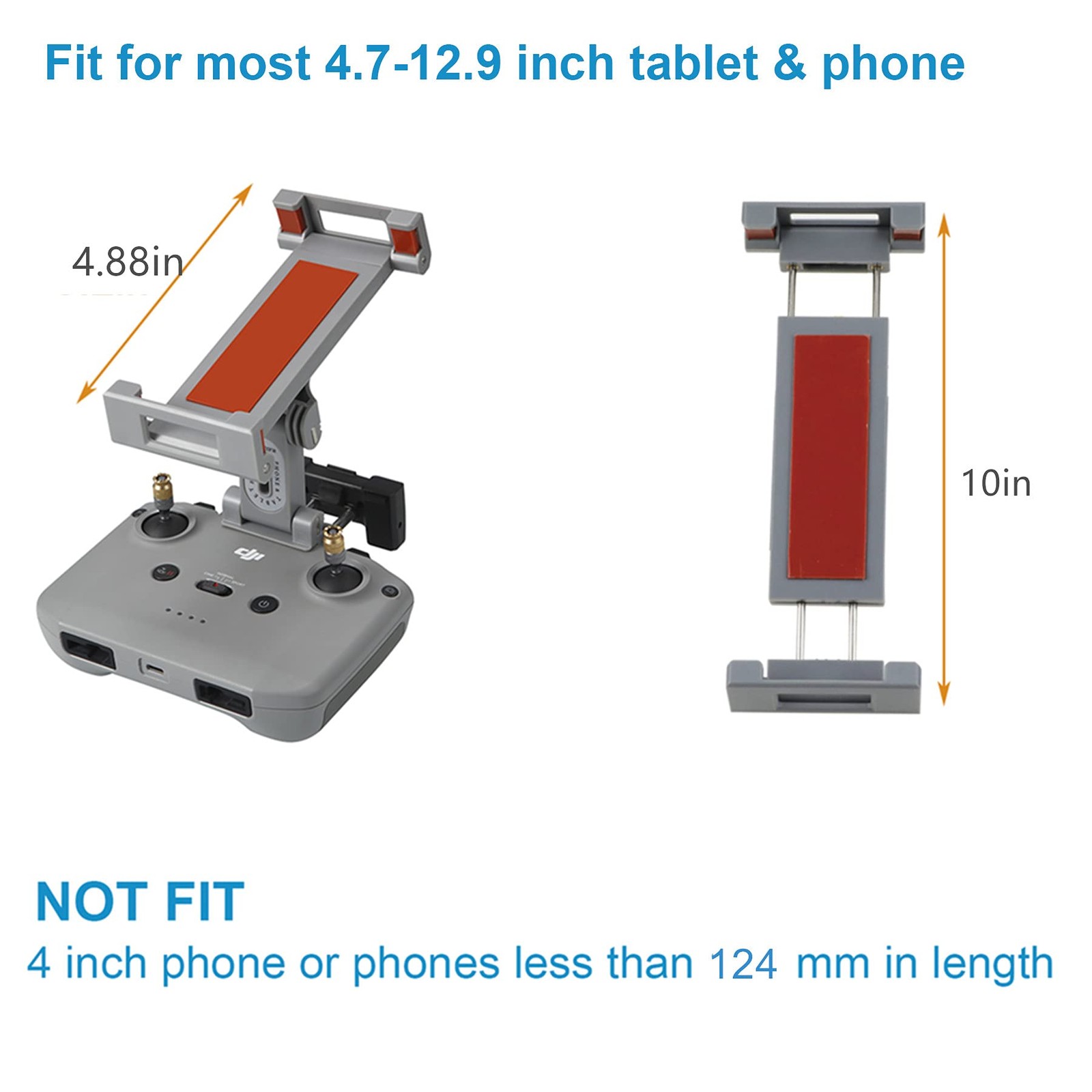 RC-N3 Remote Controller Tablet Holder Mount 4.7-13 Inch for DJI Drones