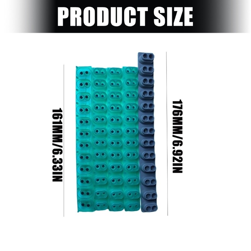 5Pcs Reliability Conductive Rubber Strips Silicone Keyboard Conductive Pad