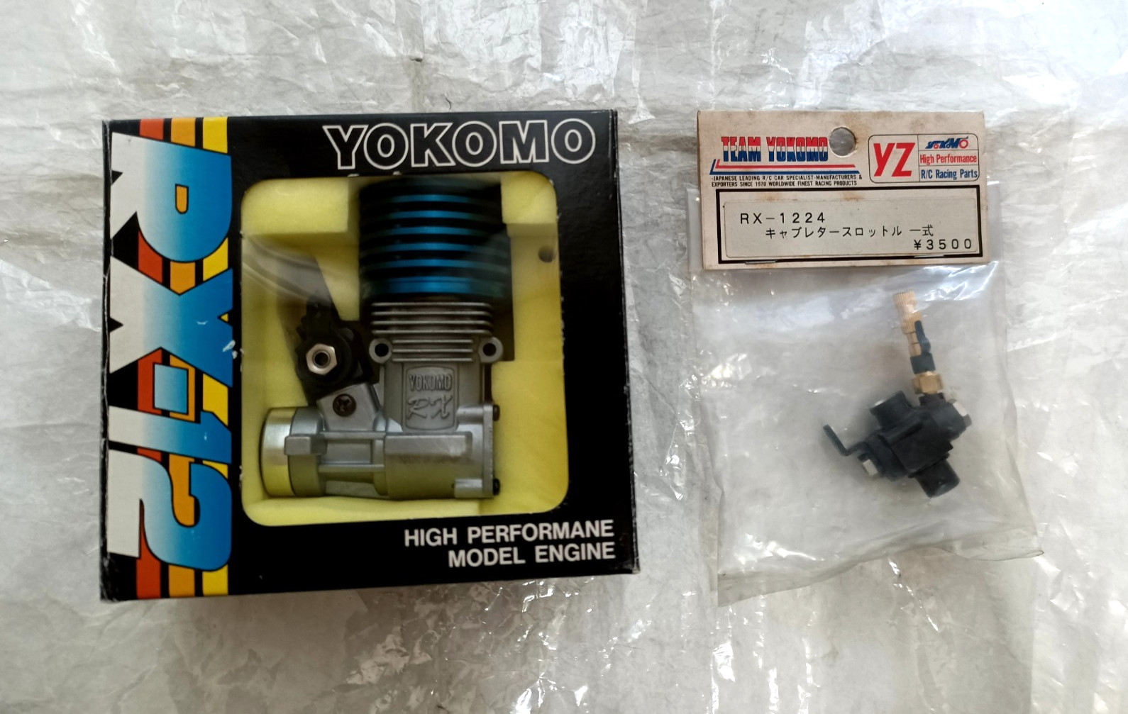 Yokomo RX-12C High Performance Nitro Racing Engine & Carburetor NIB  RARE!!