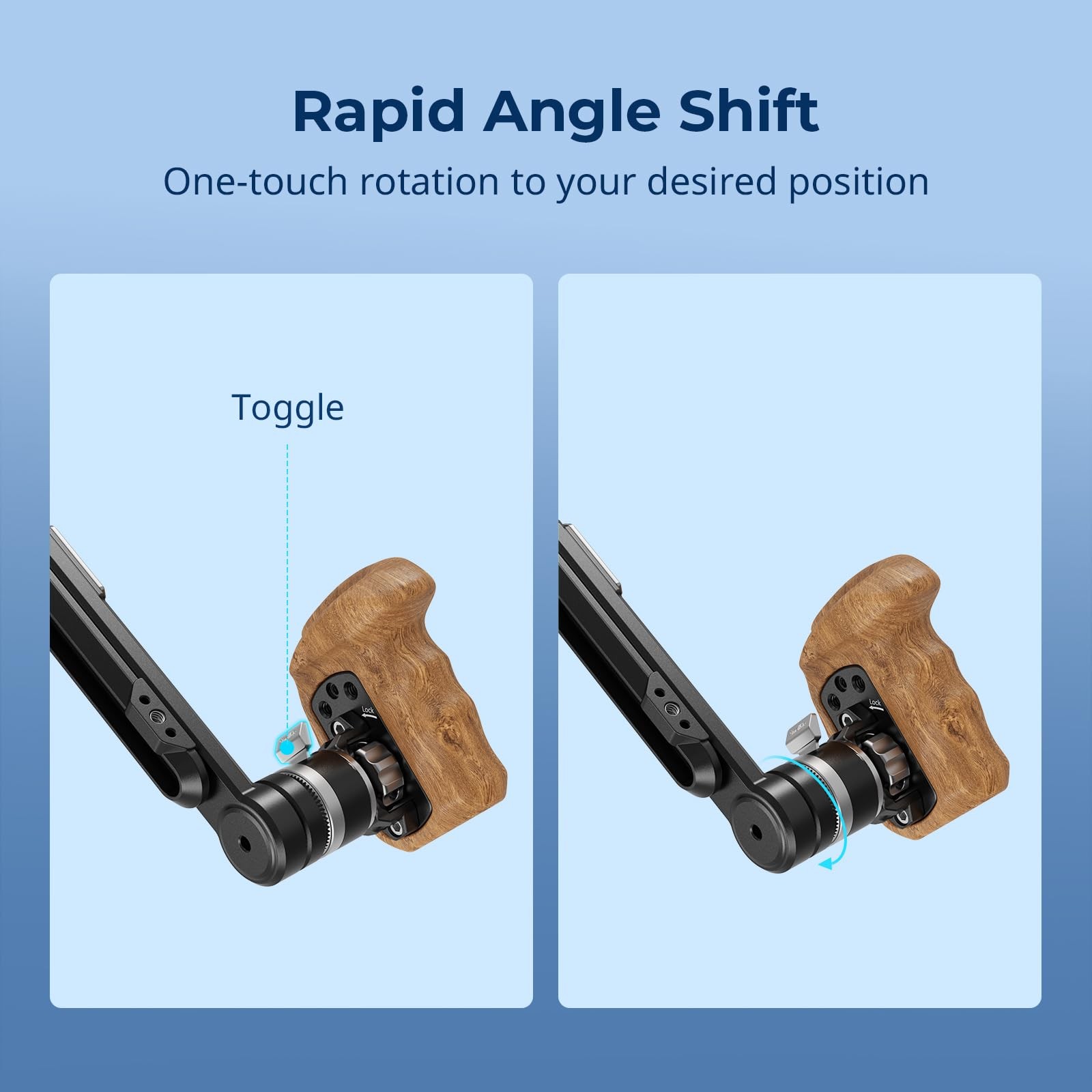 Rotatable Quick Adjust Rosette Adapter For ARRI Style Left/Right Use 5134