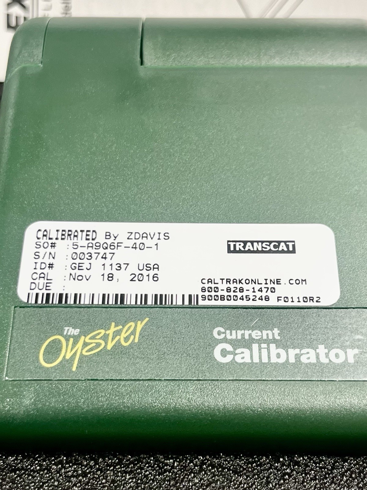 Extech 412300A The Oyster Current Calibrator Meter Process Devices Calibrated