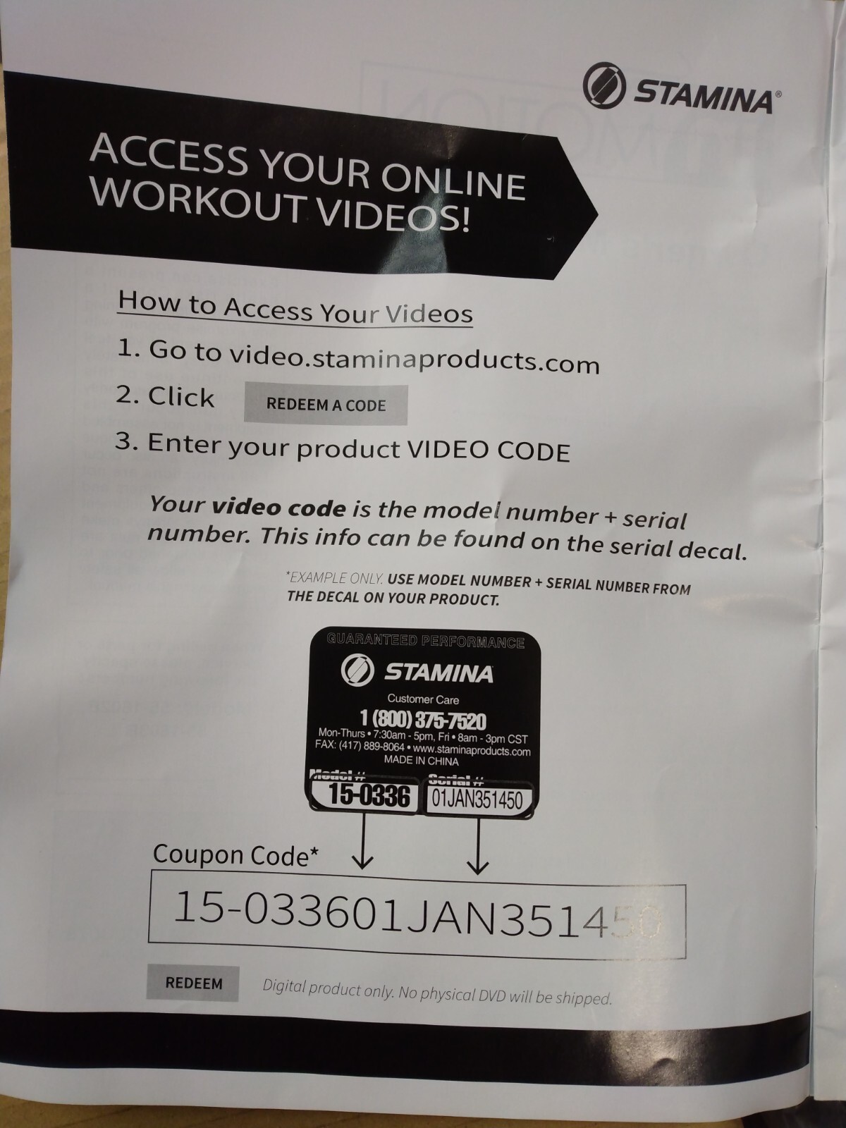 Stamina 55-1602B Inmotion Compact Strider