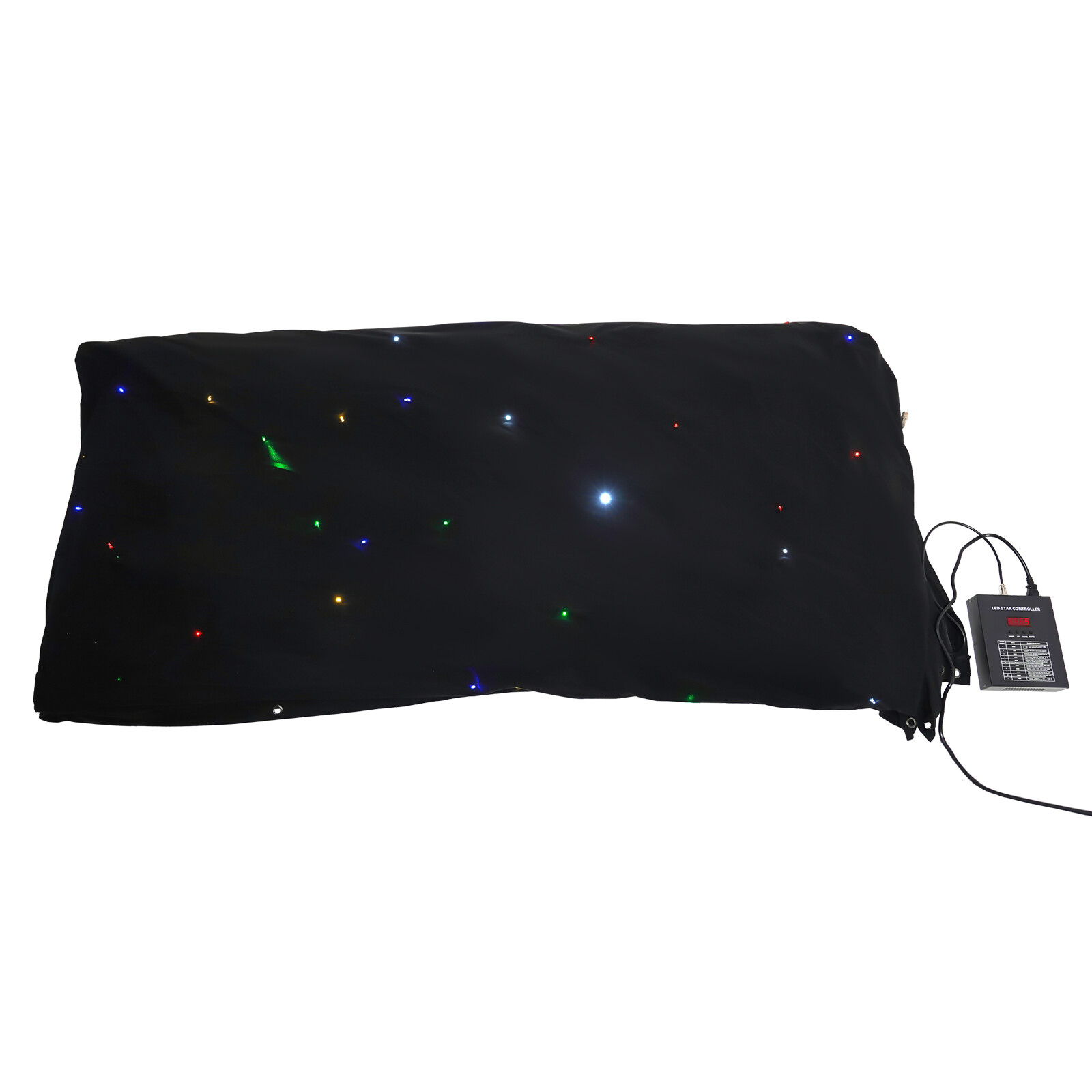 LED Stage Backdrop Star Light Curtain Backdrops Galaxy Starry Background 4mx4m