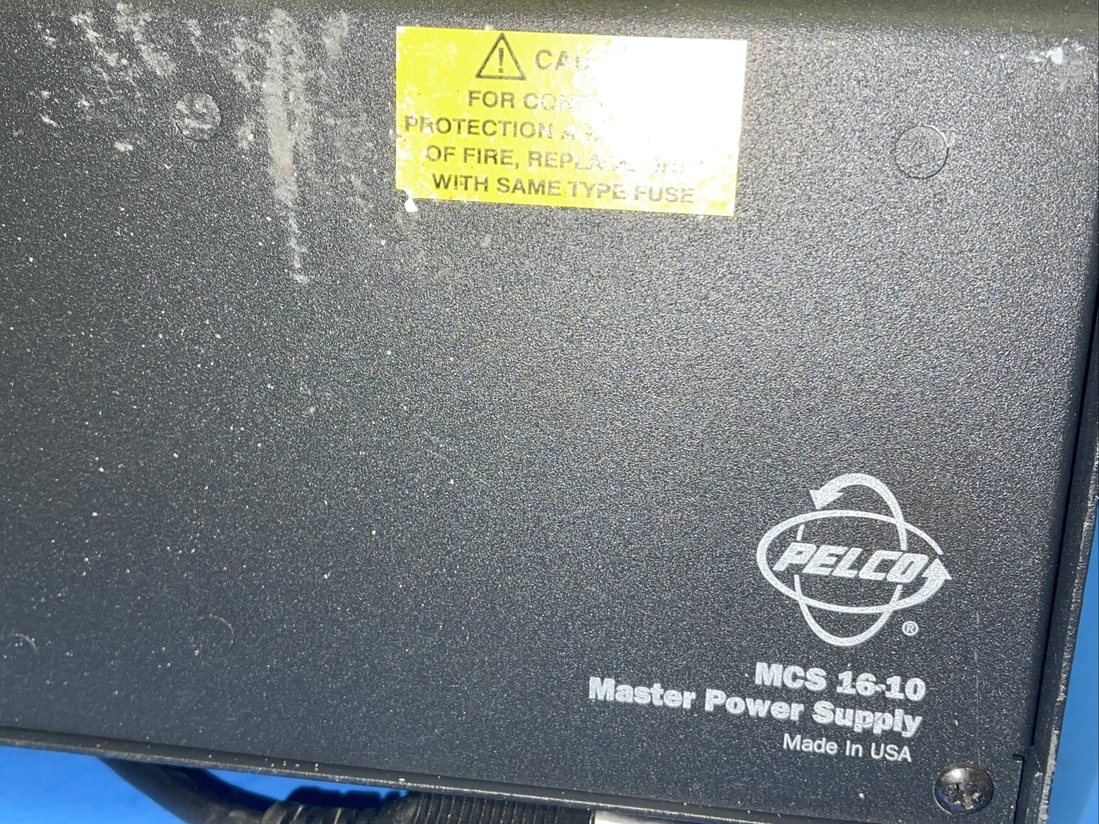PELCO MASTER POWER SUPPLY MCS16-10