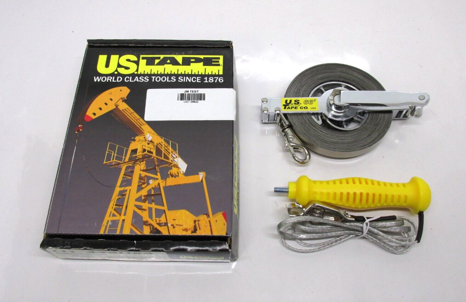 US Tape 58822 Steel Oil Gauging Tape Measure 66FT BR