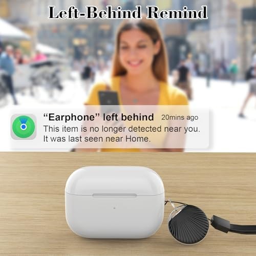Air Tracker Tag, Smart Tag Bluetooth Tracker Works with Apple Find My 1 White