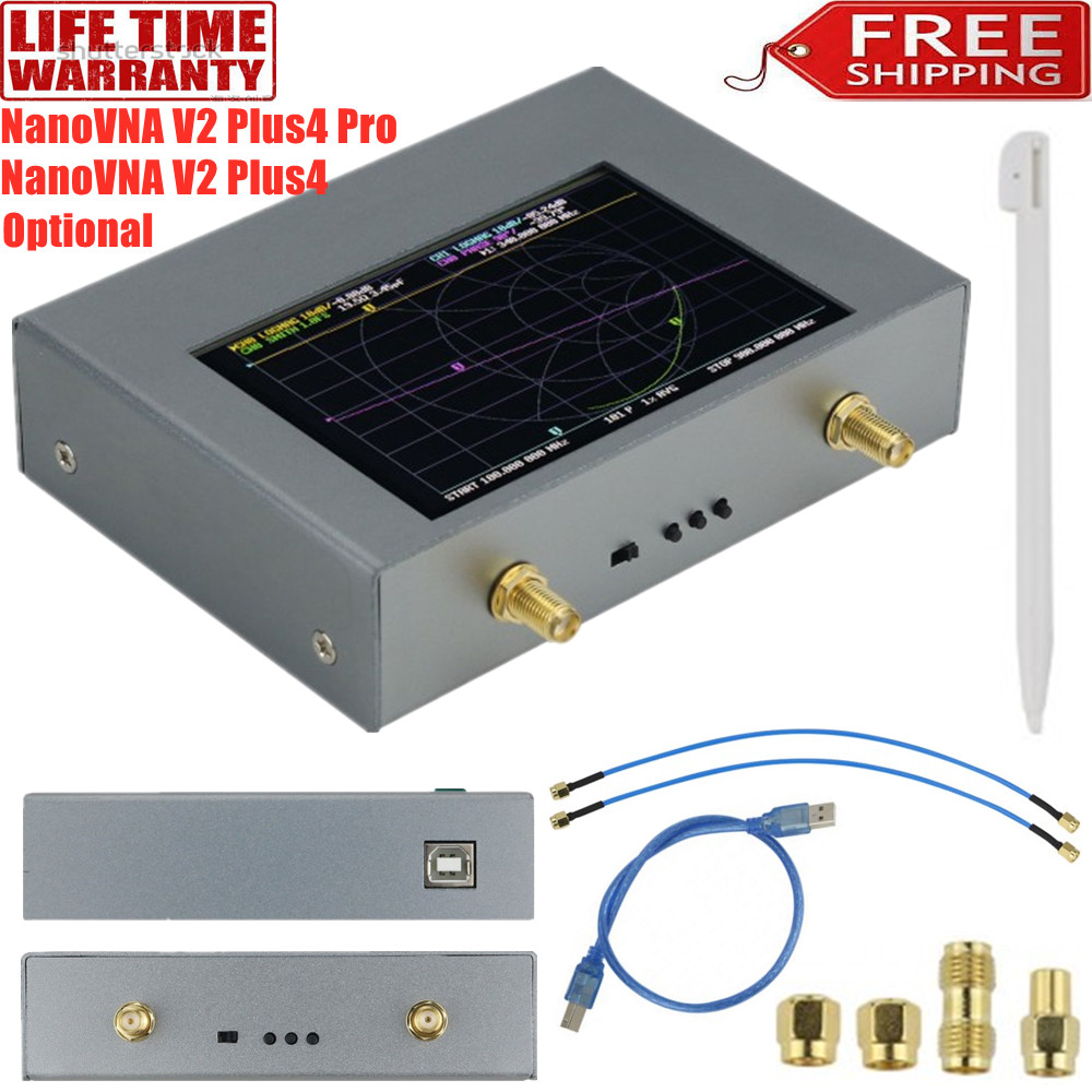 NanoVNA V2 Plus4 Pro 4G Vector Network Analyzer VNA Antenna Analyzer 50KHz-4GHz