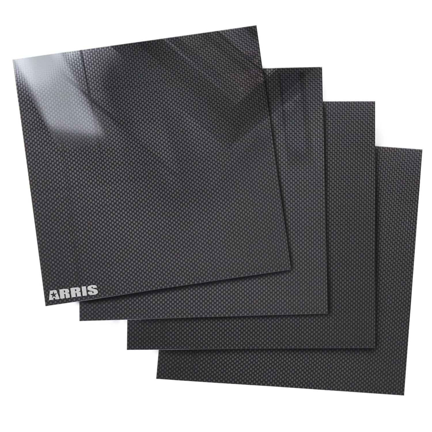 ARRIS 3K Carbon Fiber Sheet 240x240 300x300 400x400 500x500x0.5-6MM Thickness