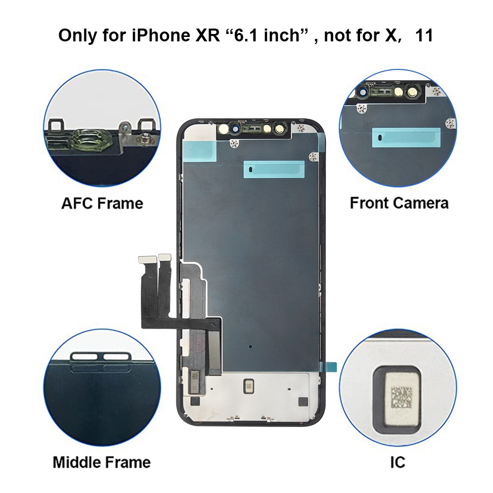 For iPhone 14 LCD Display Touch Screen Digitizer Assembly Frame Replacement