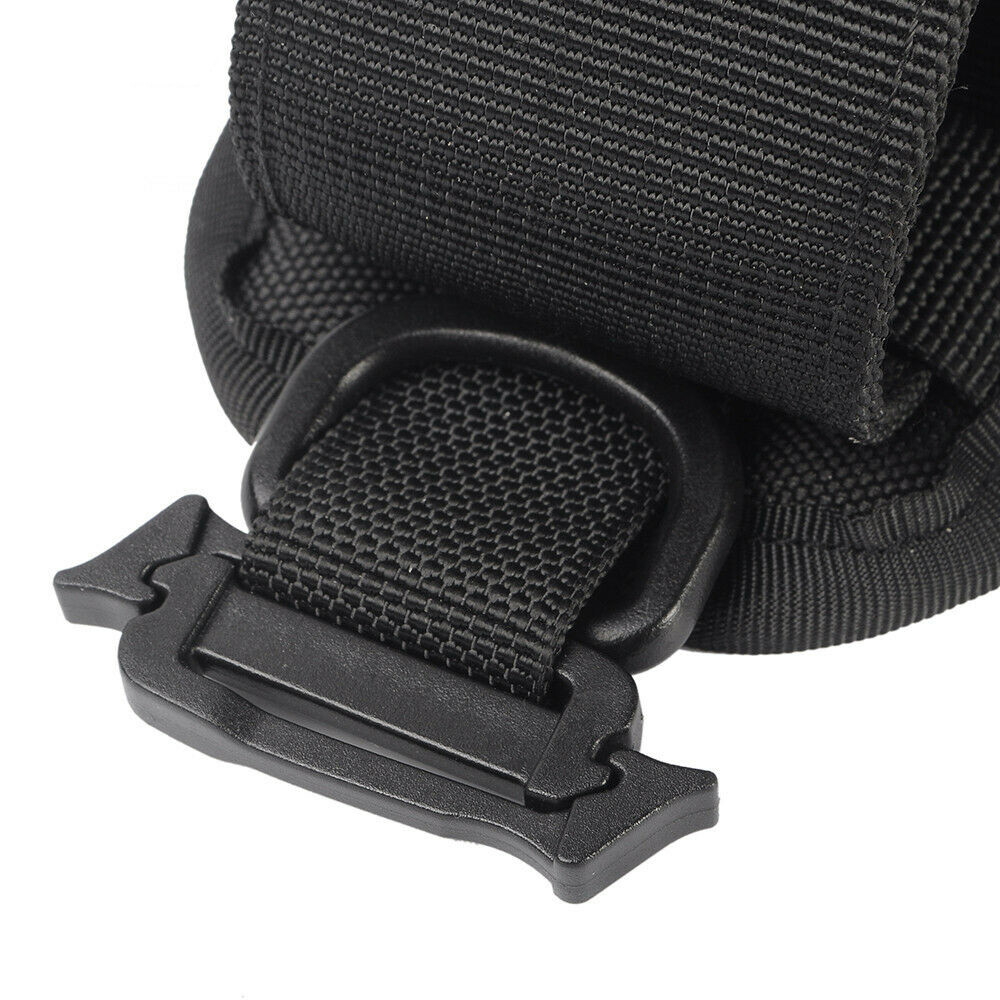 Tactical Molle Pouch Backpack Shoulder Strap Bag EDC Tool Pack Flashlight Pouch