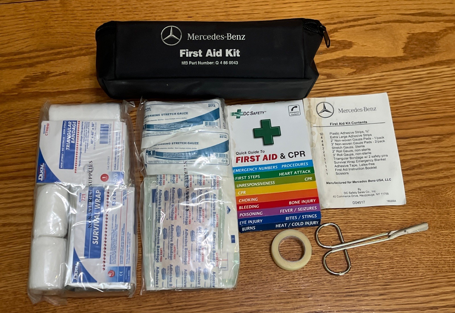 Mercedes Benz First Aid Kit # Q4860043 OEM