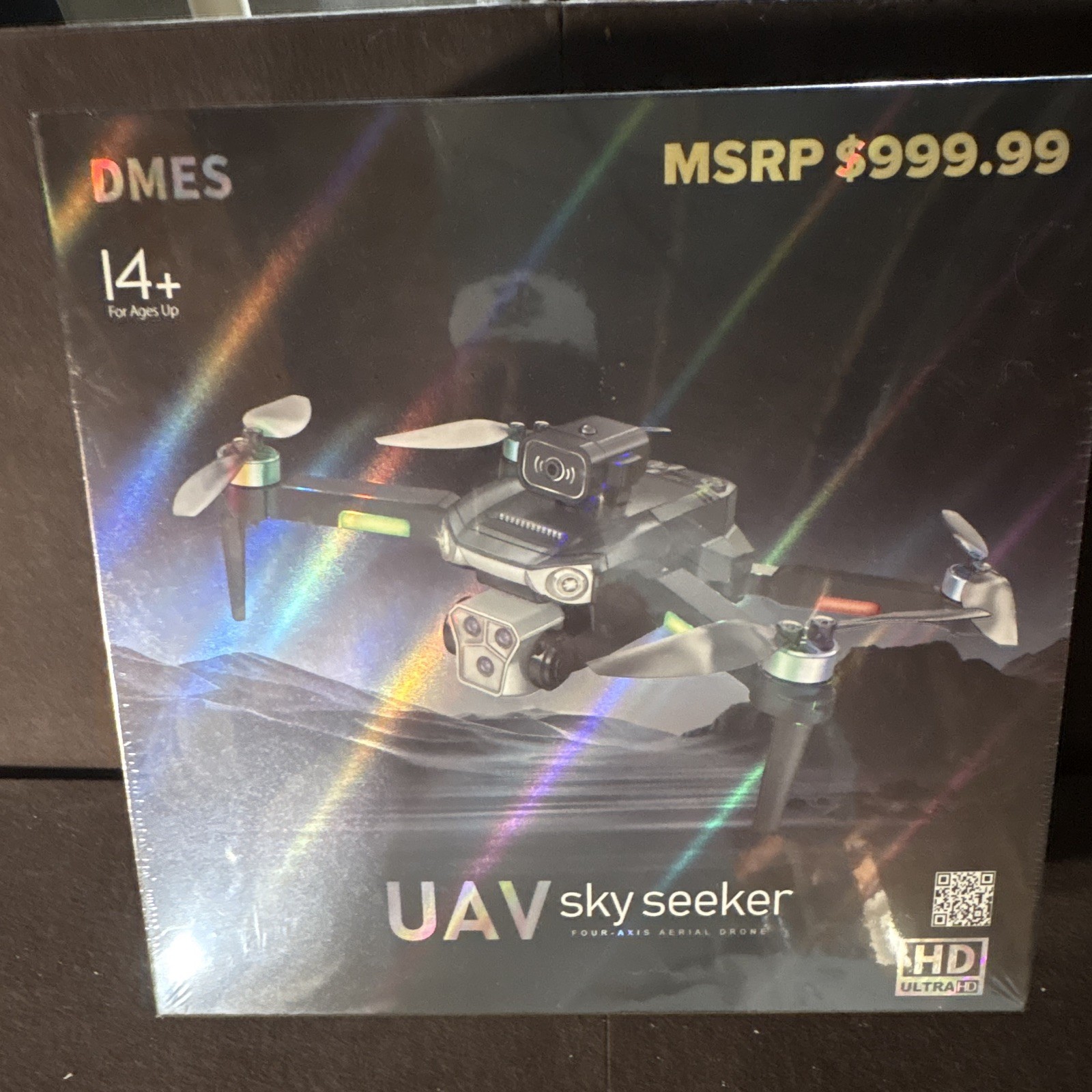DMES UAV Sky Seeker HD Ultra Camera Quadcopter, Obstacle Avoidance, App Control