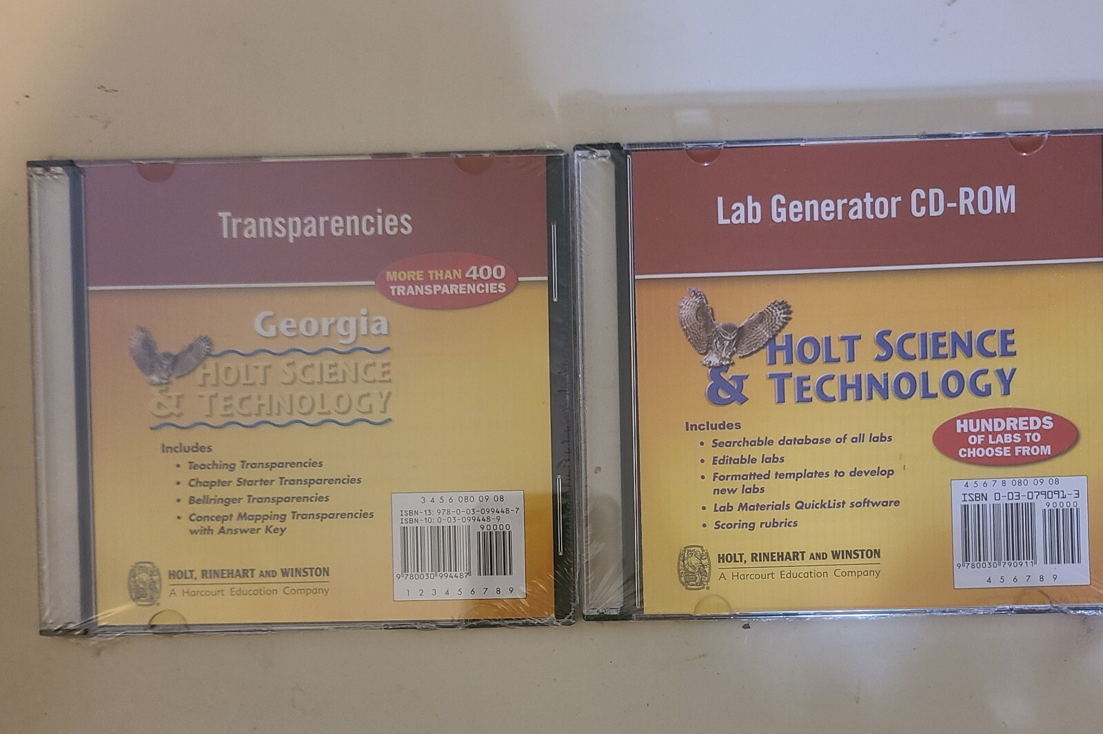 Holt Science & Technology Teaching Transparencies~LIFE /PHYSICAL /EARTH Science