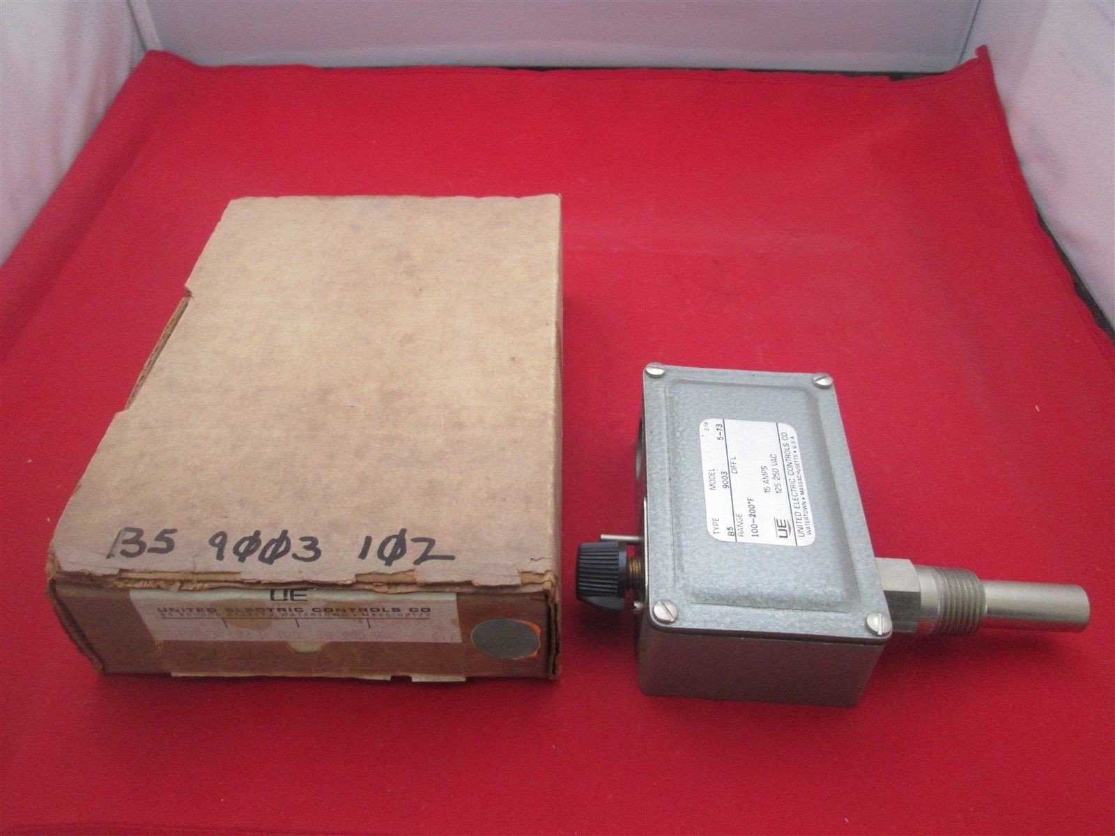 United Electric B5 9003 Tempareture Control 100-200F new