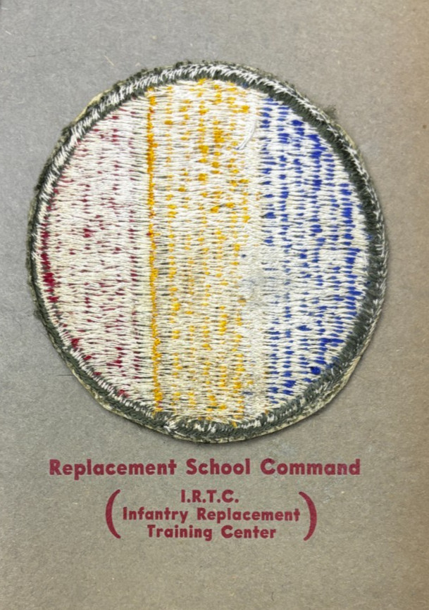 Kay Adams Collection WW 2 US Army Replacement School Command Patch Inv# KA328