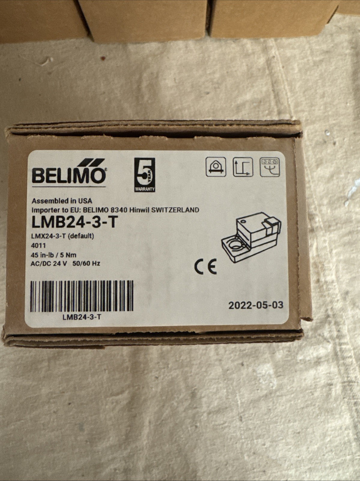Belimo LMB24-3-T Control Damper Actuator