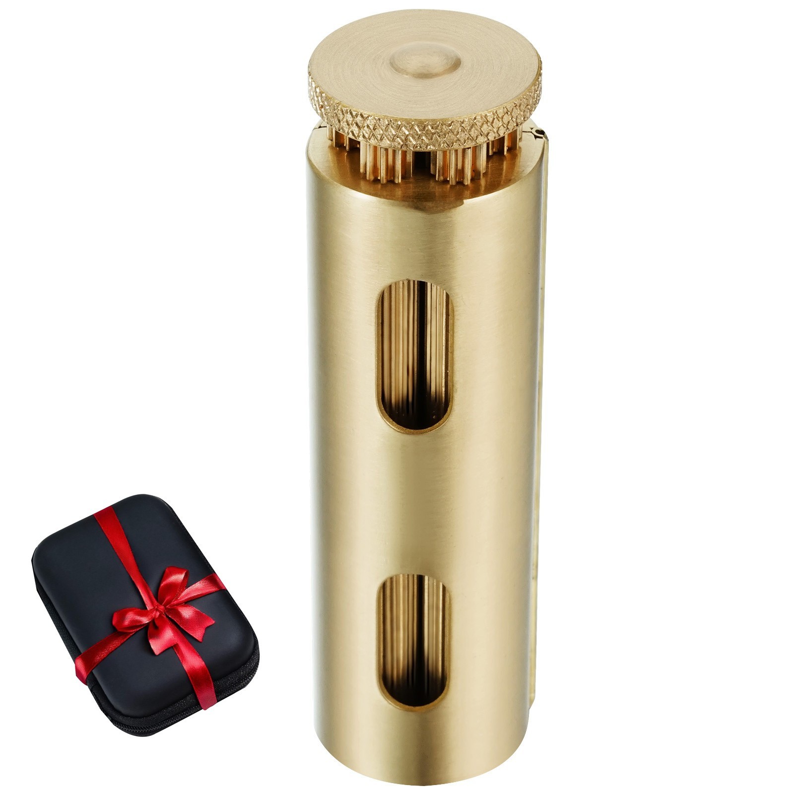 Solid Brass Tobacco Roller Cigarette Rolling Machine  Fits Up to 70mm Paper New