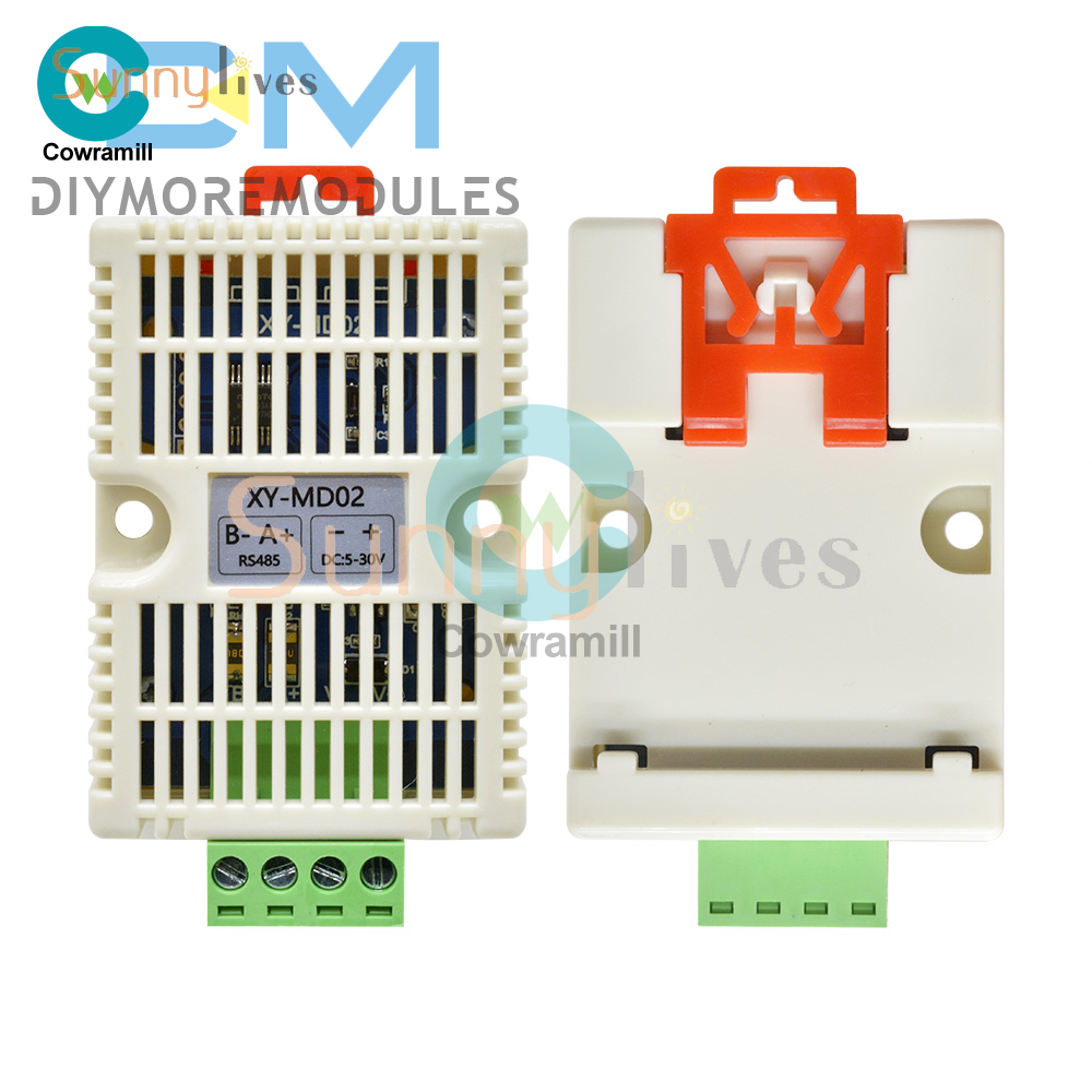 Temperature Humidity Transmitter Modbus SHT20 Sensor DC 5-30V RS485 Interface US