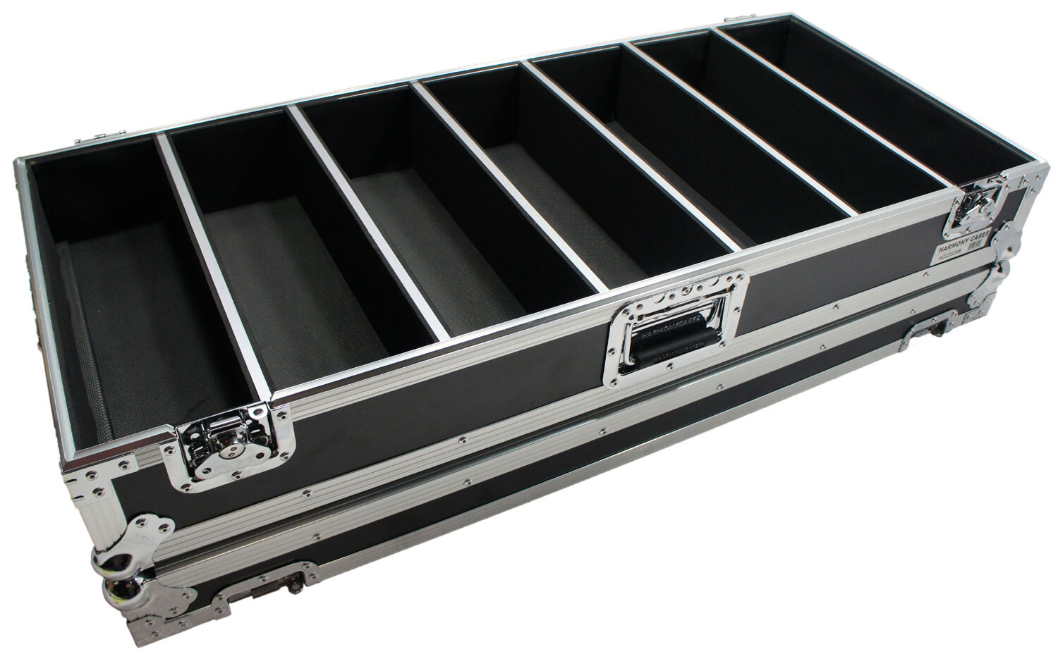 Harmony HCCD320W 320 Jewel or 960 Sleeve CD Transport Road Travel Case Wheels