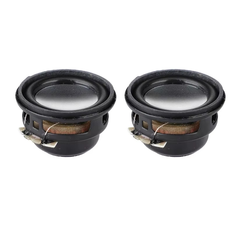 2Pcs Mini Audio Speakers 27MM 4 Ohm 3W Bass Multimedia Portable Sound Speakers A