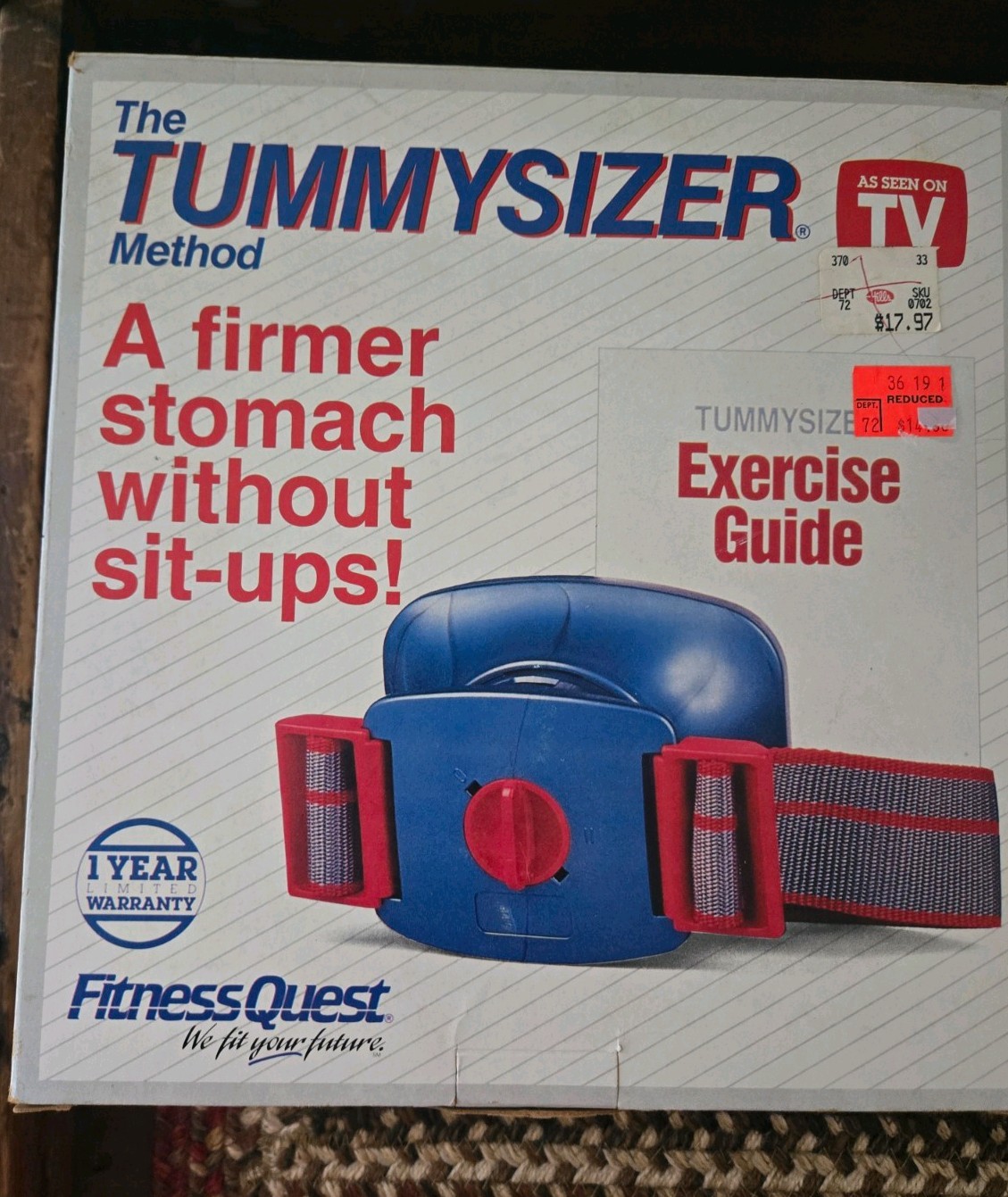 VINTAGE 1991 The Tummysizer Method A Firmer Stomach Without Sit-ups!