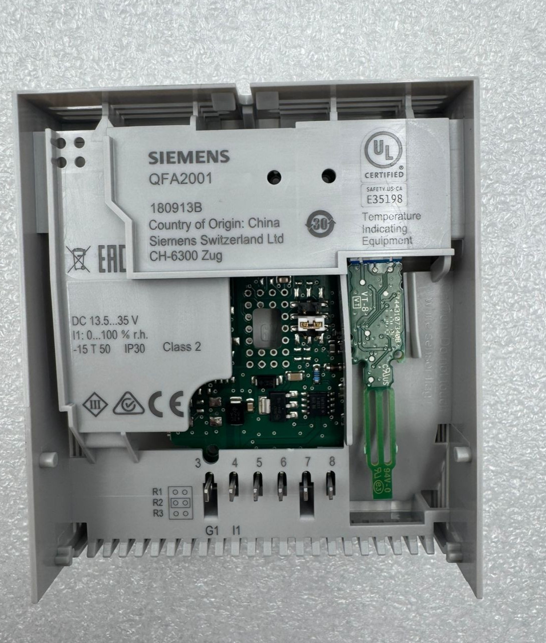 Siemens QPA2002 Room Air Quality Sensor
