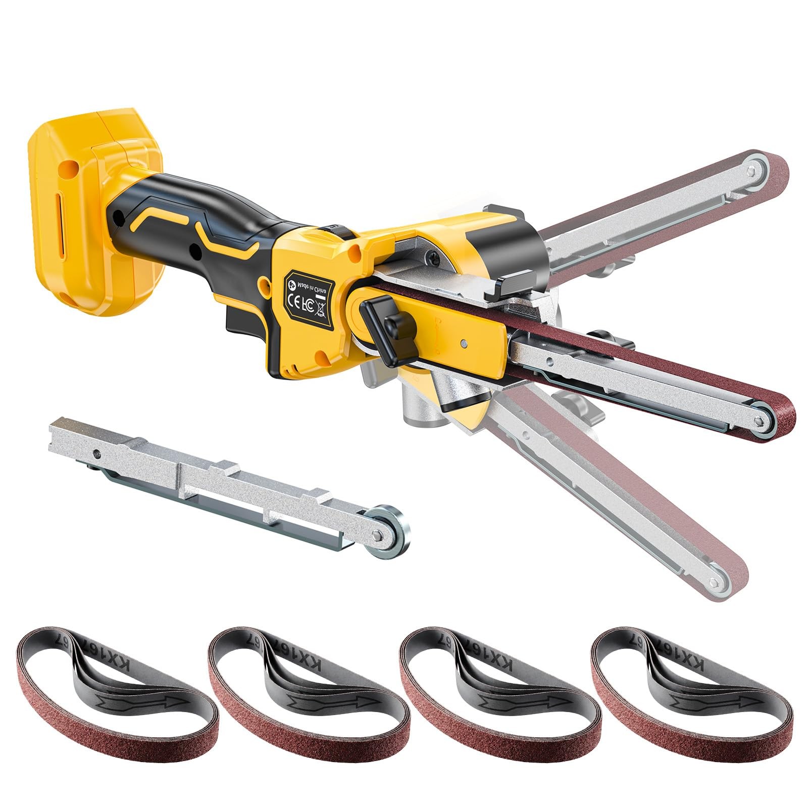 Cordless Belt Sander Compatible with Dewalt Battery Tool Only 100° adjustable...