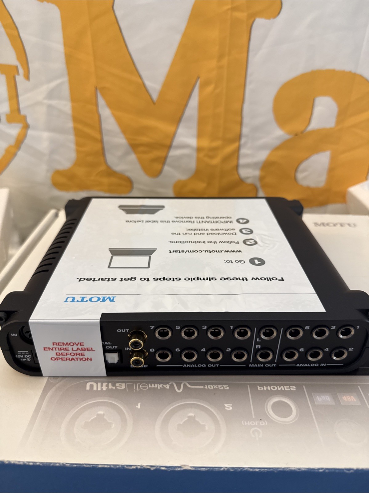 MOTU UltraLite mk4 18x22 USB audio interface DAP, mixing & Effects NEW OPEN BOX