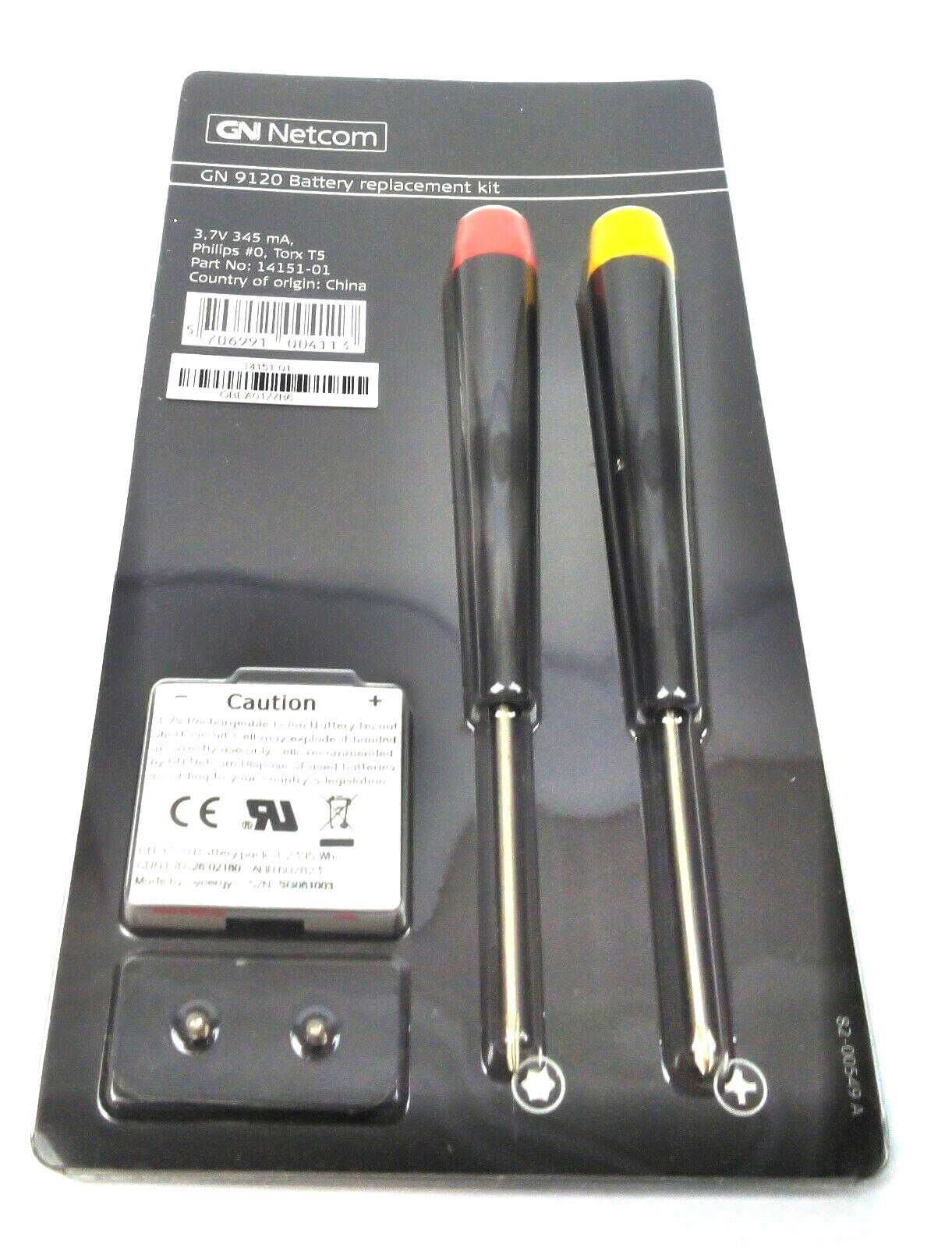 New Battery Replacement Kit for Jabra GN 9120 Wireless Headset (GN Netcom)