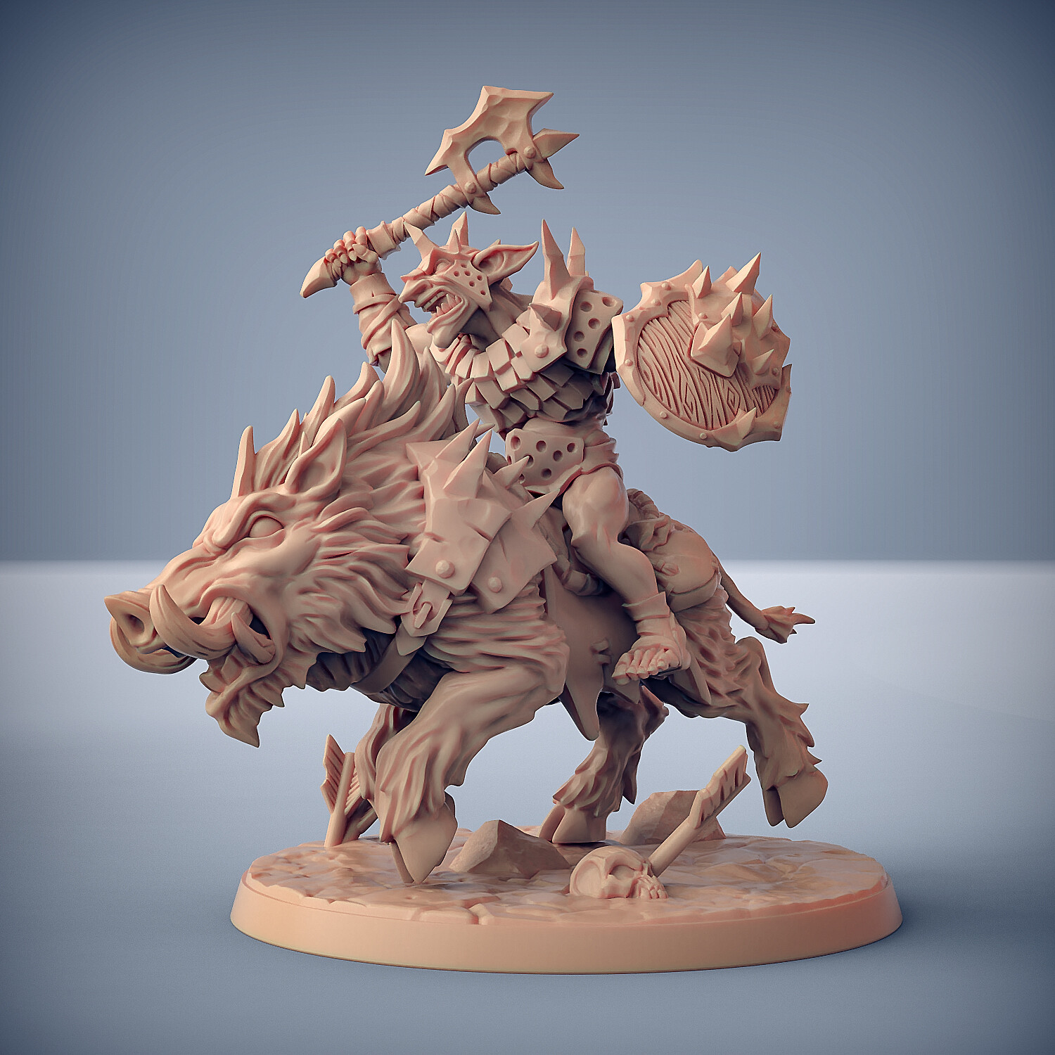 Hobgoblin Razorboar Rider B - Artisan Guild Dungeons and Dragons Miniature
