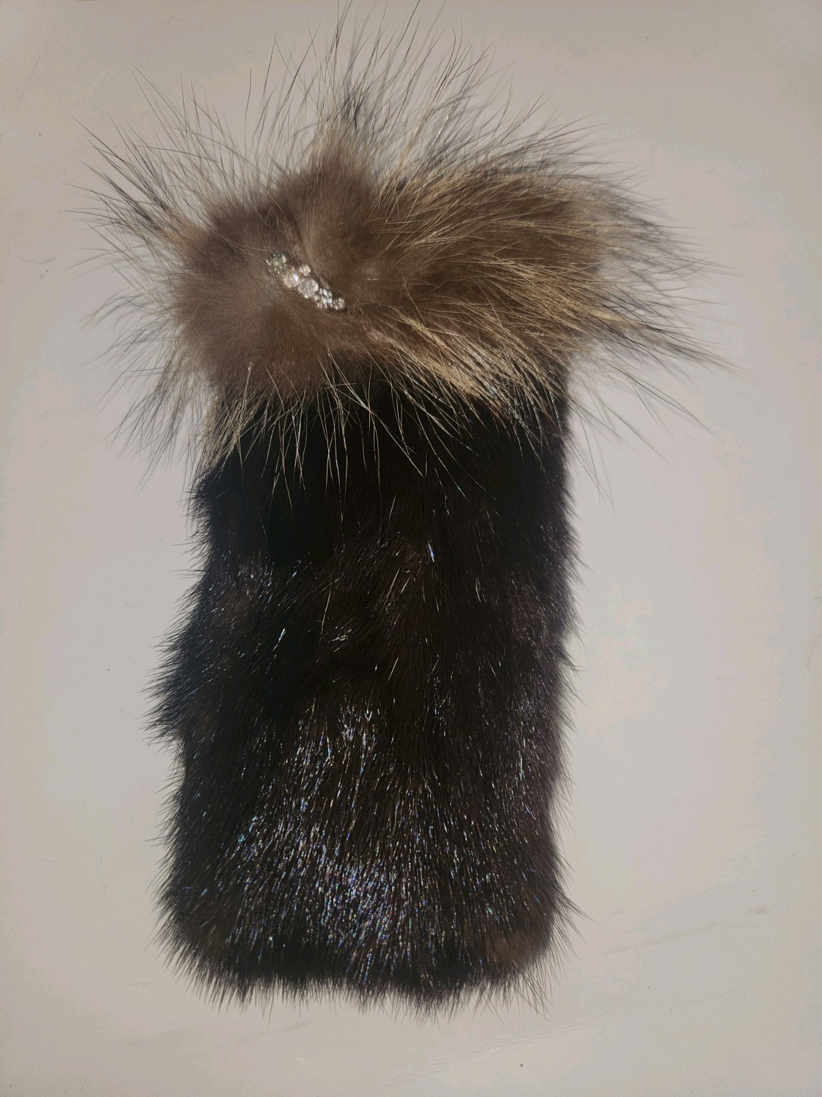 Mink Fur Reading Eyeglass Case