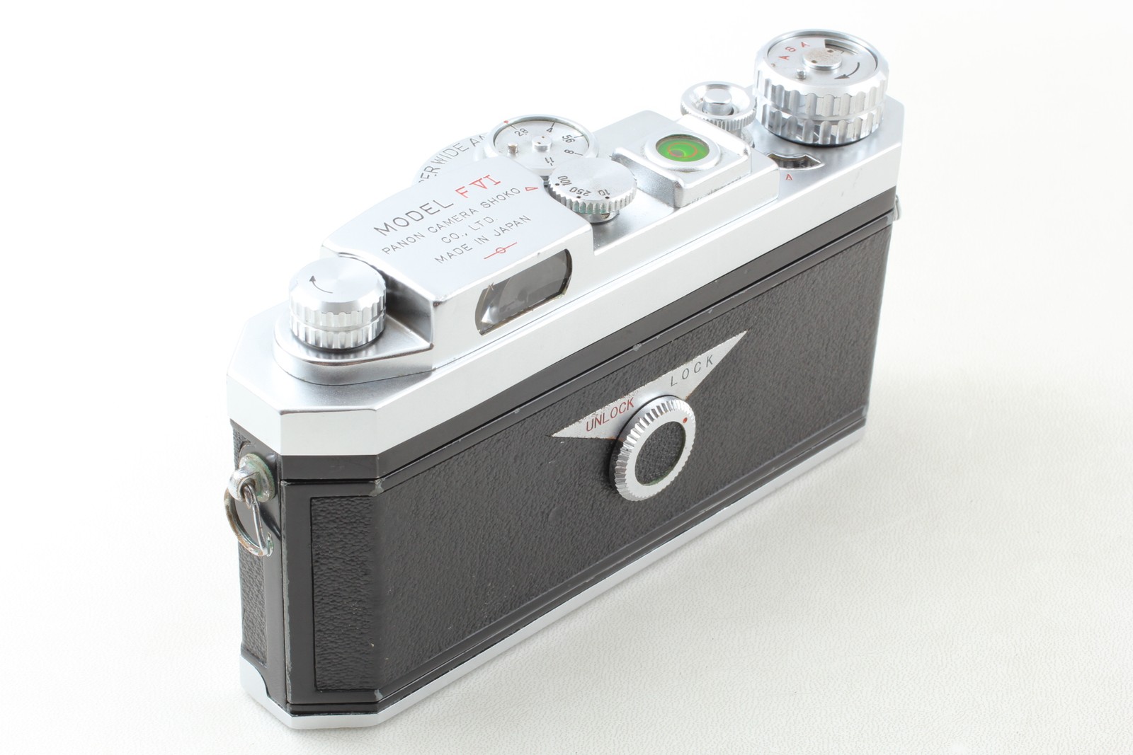[N MINT] Panon Widelux Model F6 FVI Silver 35mm Panoramic Film Camera from JAPAN