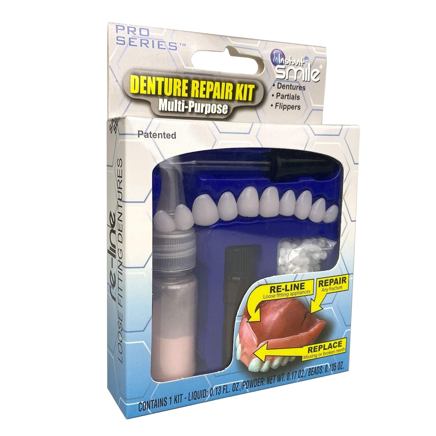 Comprehensive Multi-Purpose Denture Repair Kit - Easy Fix for Broken Teeth