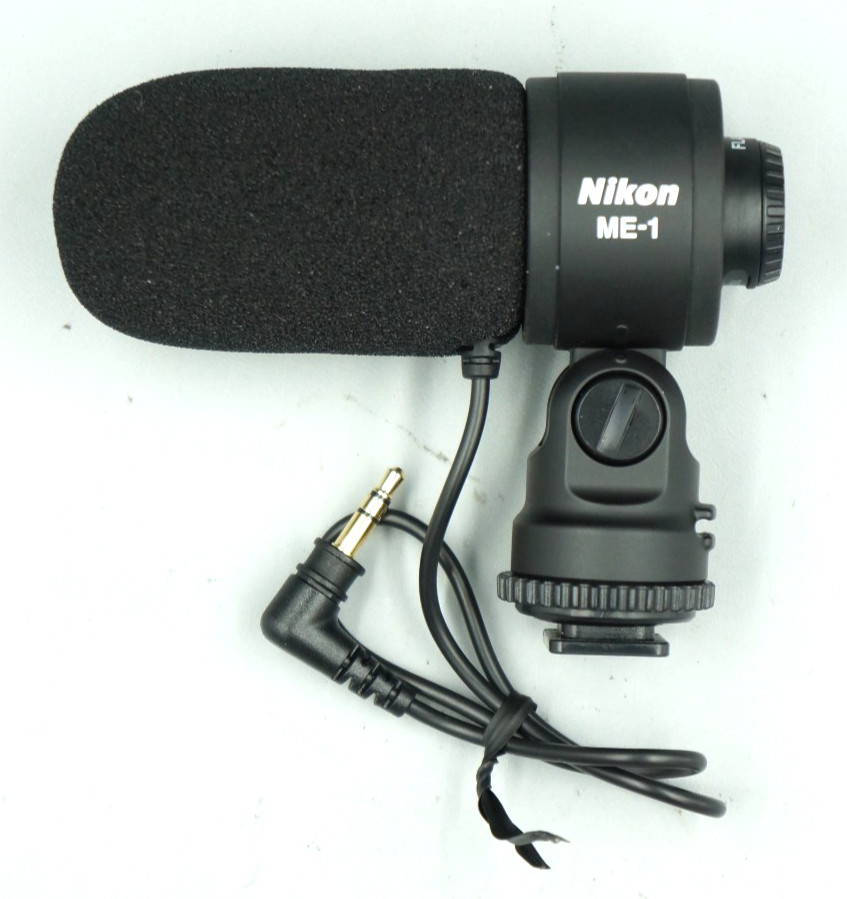 Nikon ME-1 Stereo Microphone 3.5mm Plug w/ Windscreen #543
