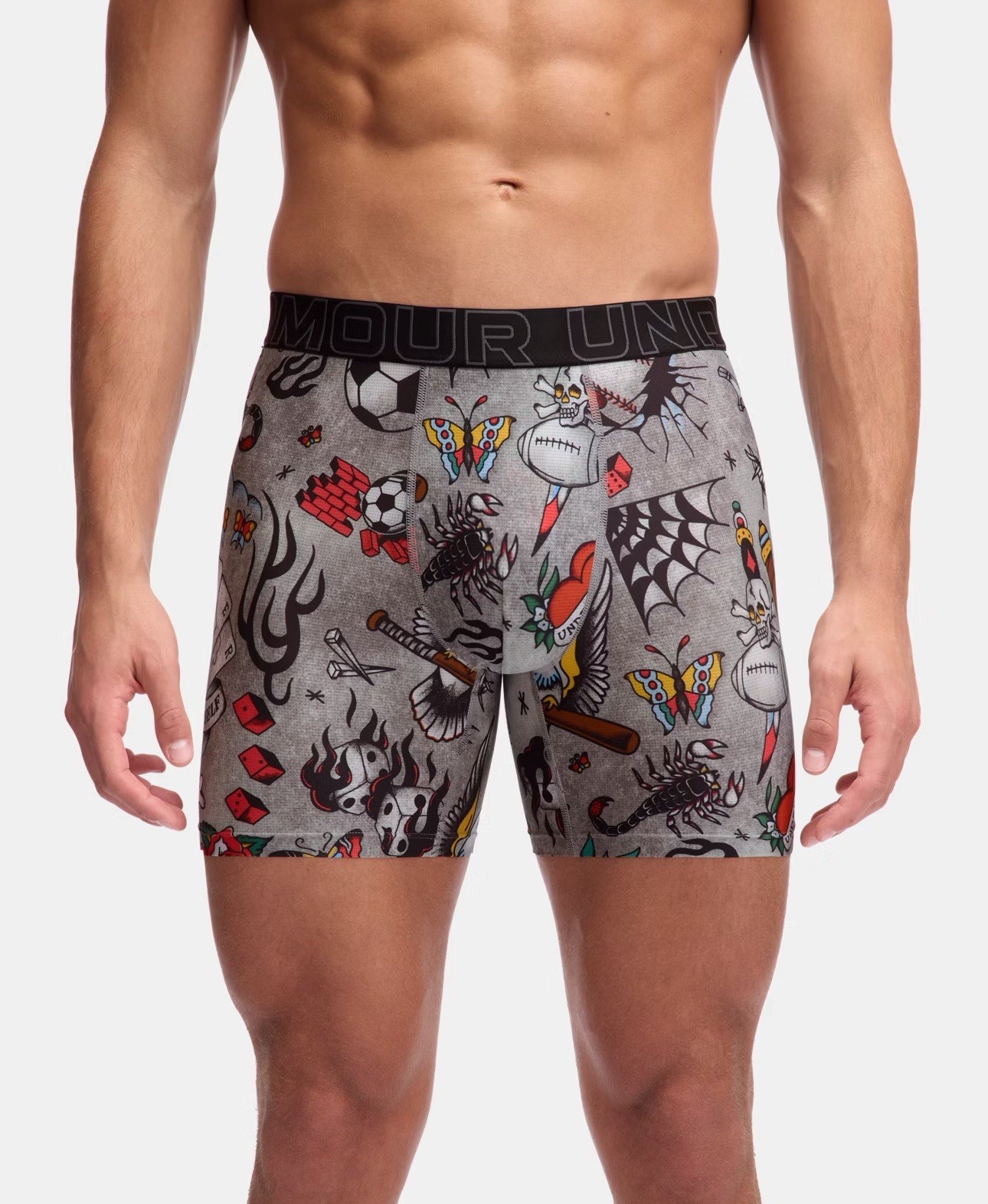 Under Armour Mens Large Performance Tech Mesh Boxerjock 6” Inch 1388624-960