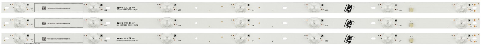 Vizio JL.D40071330-202CS-M LED Backlight Strips (3) D40F-G9 NEW