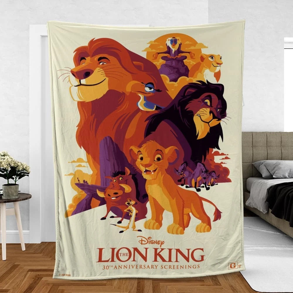 Disney Celebrate The 30th Anniversary Of The Lion King Fleece Blanket