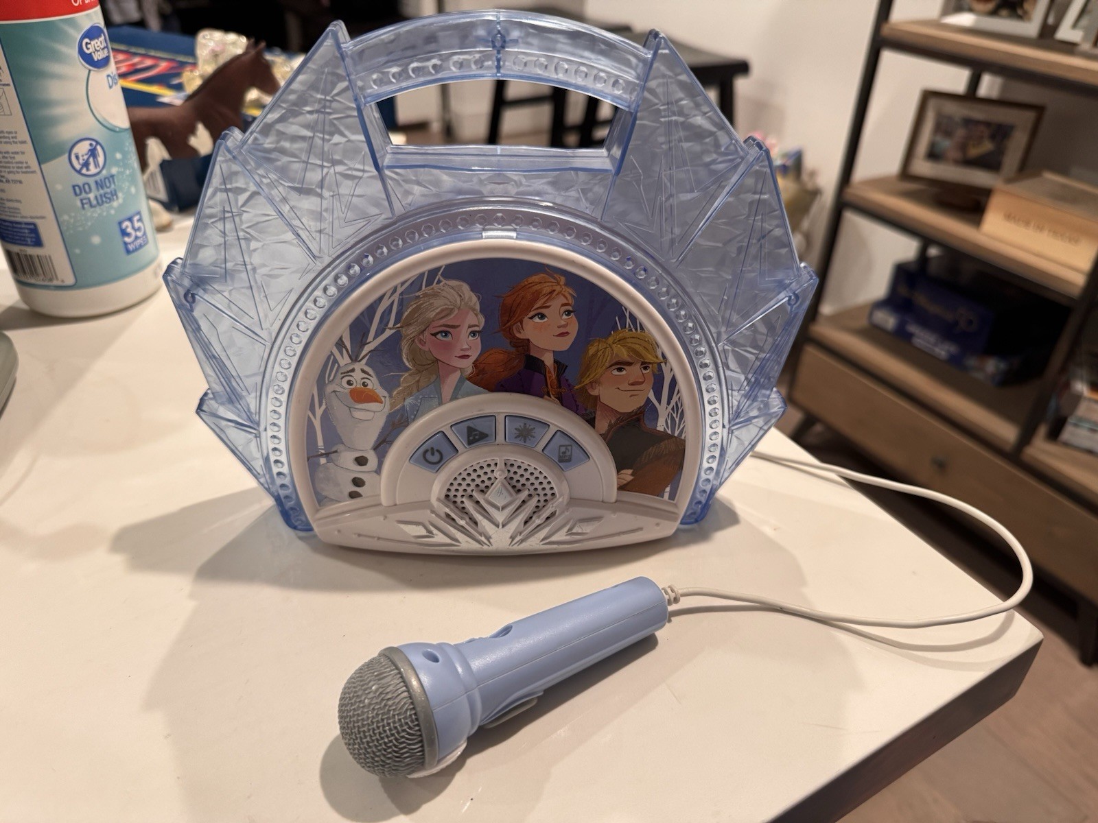 Disney Frozen II Sing-Along Karaoke Boombox (2019) Built-In Microphone