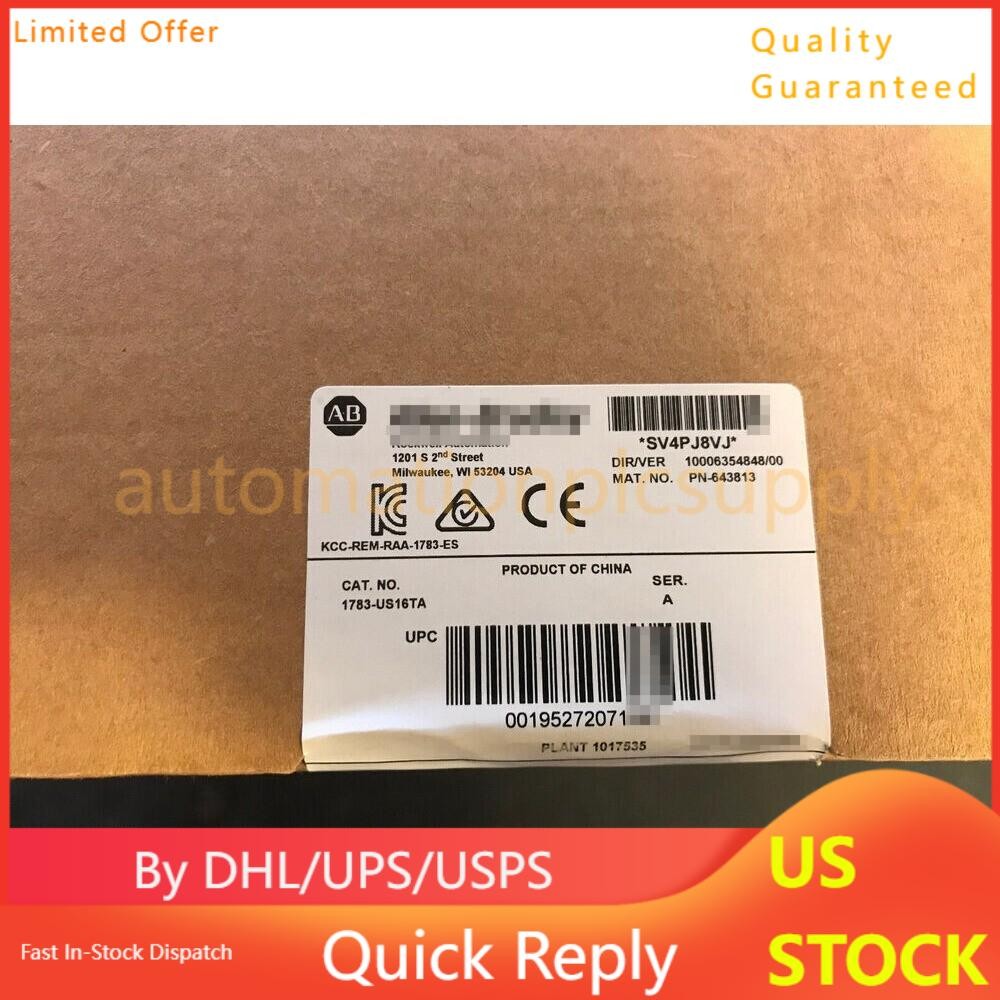1783-US16TA AB FACTORY SEAL 1783US16TA   US Free Tax