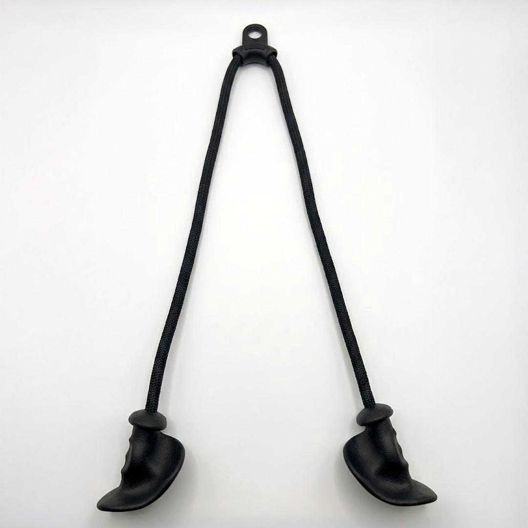 Tri-Grips Long ropes | Tricep cable attachment Handles | FULL Range of Motion