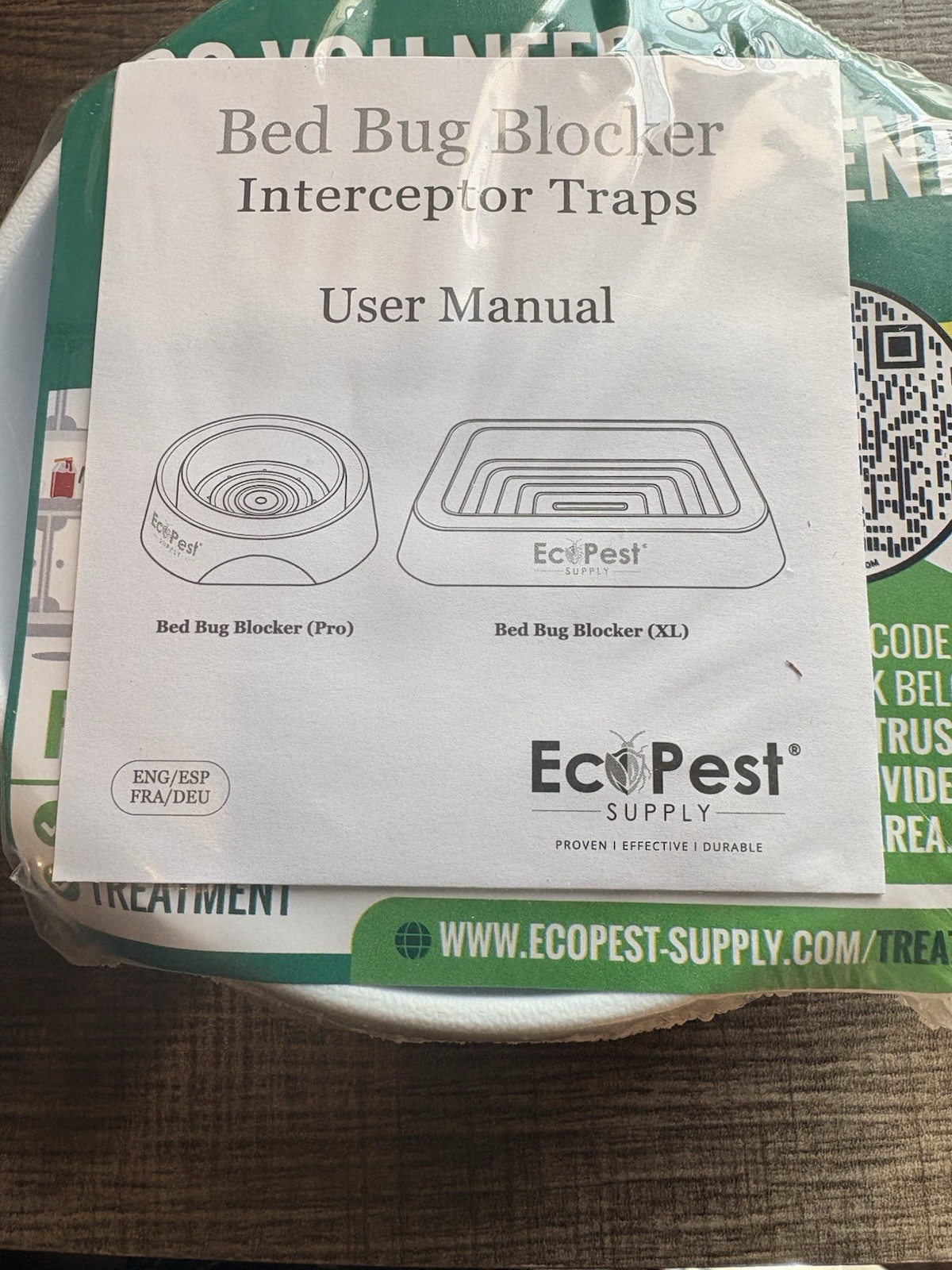 Bed Bug Interceptors – 4 Pack | Bed Bug Blocker (Pro) Interceptor Traps | Insect