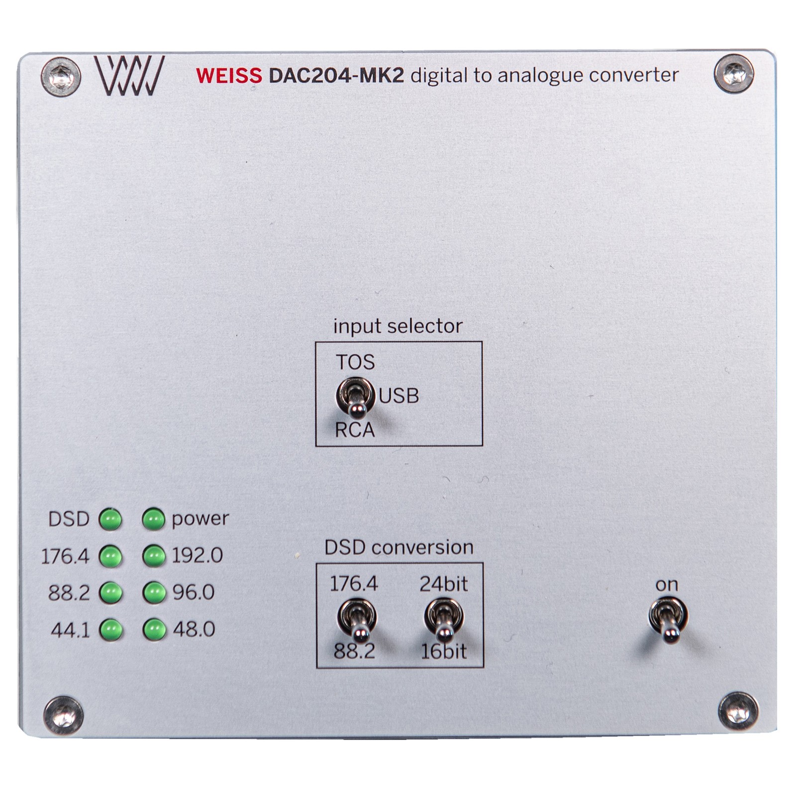 Weiss Engineering DAC204 MK2 D/A Converter DSP/DSD Interface with DSD to PCM