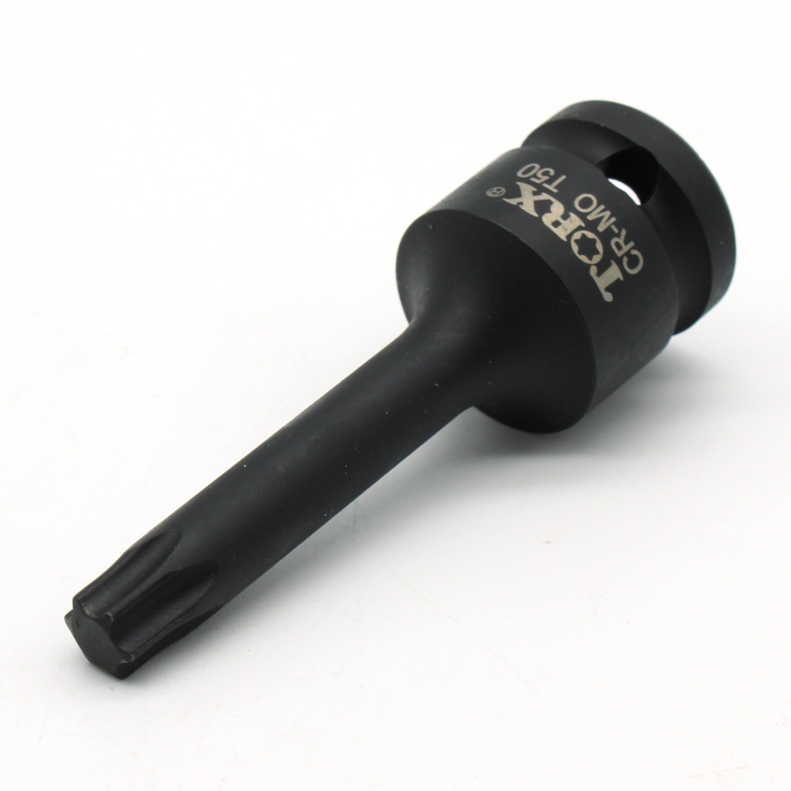 TEMO T-50 3" Long Black Impact Torx Socket Bit 1/2 inch Square Drive Auto Tool