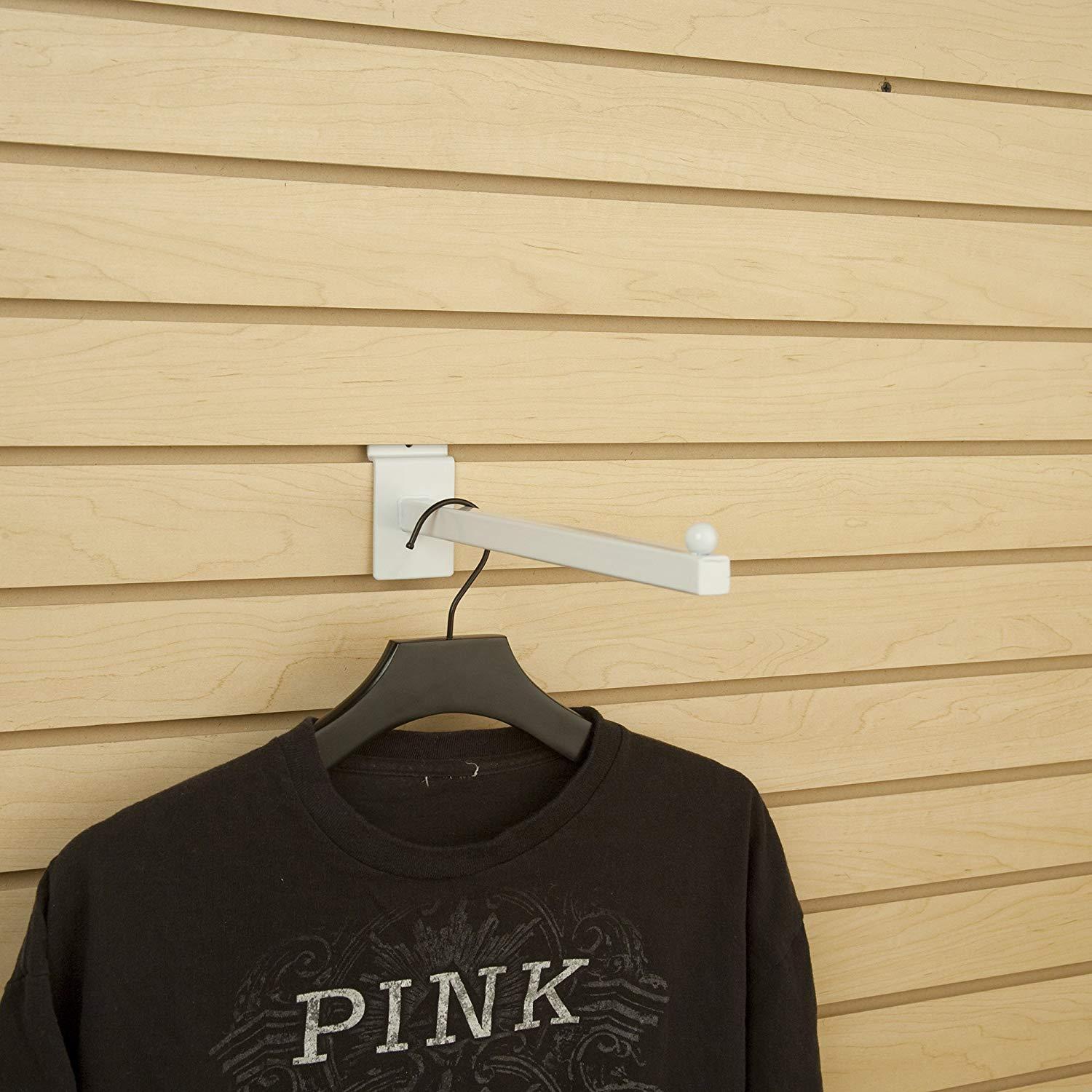 New 12" White Slatwall Faceout 10pk